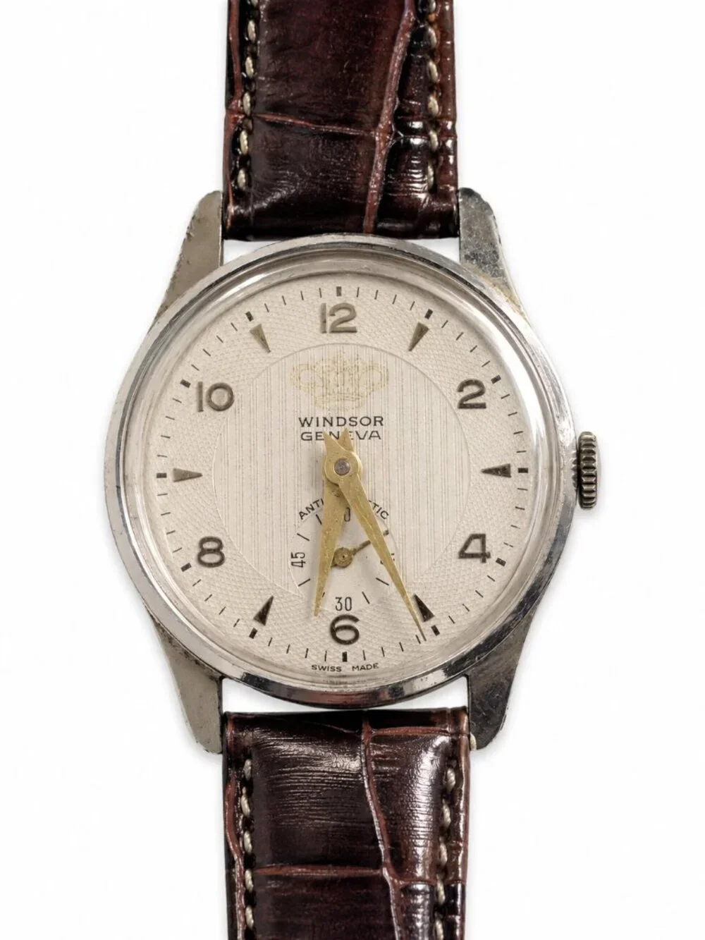 Vintage Windsor Genève Swiss Manual-Wind Watch – Serviced – Circa 1940s/1950s